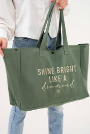 Zoozie Bags Bolsa de lona Verde